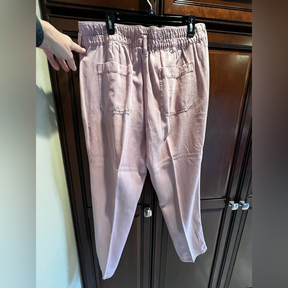 American Eagle Outfitters Pink Lightweight Jeans Gathered Back Waist - 16 - Picture 5 of 7